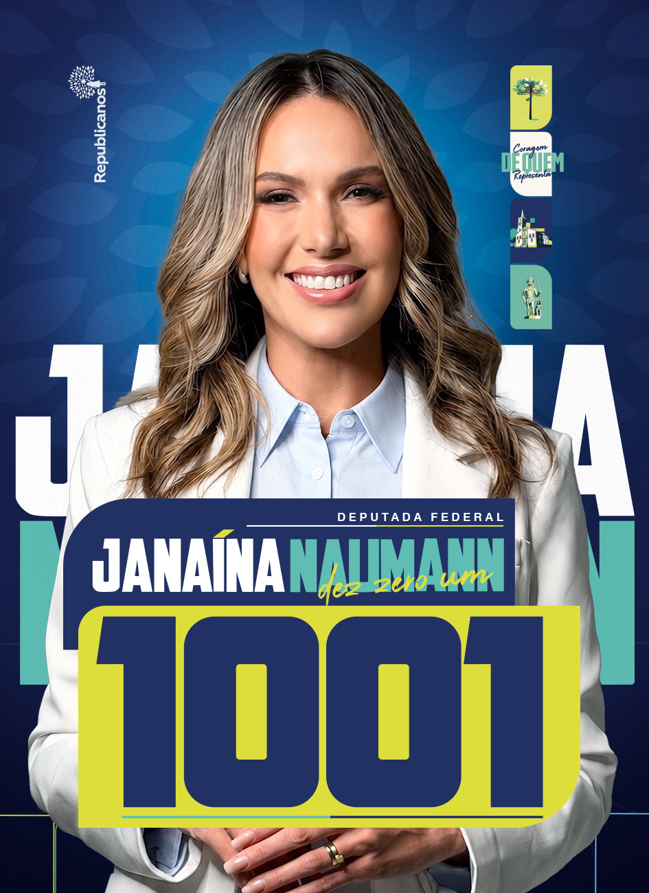 Janaína Naumann 1001 - Deputada Federal
